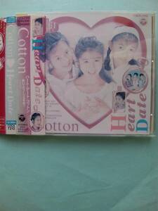 【送料112円】 CD 3942 Cotton / HEART DATE / コットン　ハートデート 岡田有紀、福田浩子、谷内智美 ジャケット等日焼け有り