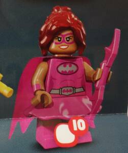 LEGO レゴ ミニフィグ バットマン ムービー 10 バットガール バーバラ ピンク バットウイング ミニフィギュア ザ・ムービー 正規品 71017