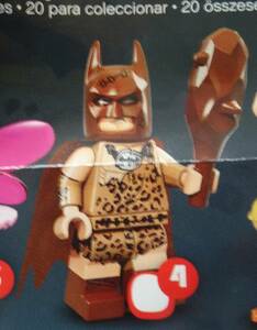 LEGO レゴ ミニフィグ バットマン ムービー 4 洞窟暮らしのバットマン ターザン 棍棒 こん棒 ミニフィギュア ザ・ムービー 正規品 71017