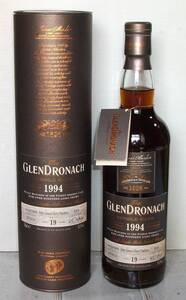 【限定品】 グレンドロナック 1994 19年 PX(ペドロヒメネス)シェリーパンチョン 700ml 53.1度 箱付き 正規品 GLENDRONACH