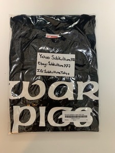 【新品】 Supreme　シュプリーム　Tシャツ BLACK SABBATH WAR PIGS　Box Logo　黒　XL　希少