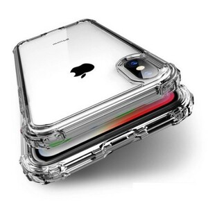 a408 耐震高級クリアシリコーンスマホケース iPhone 11 Pro用