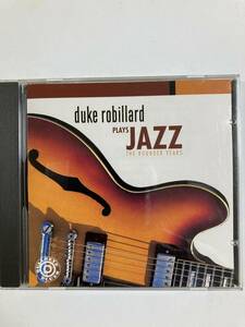 【ジャズ/スウィング】デューク・ロビラード(DUKE ROBILLARD) 「PLAYS JAZZ:THE ROUNDER YEARS」(レア）中古CD、USオリジナル初盤、JZ-2