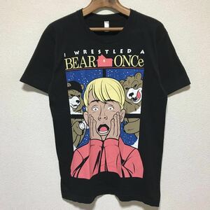 [即決古着]IWRESTLEABEARONCE/アイレッスルドベアワンス/Home Black Tシャツ/バンドT/ブラック/American Apparel製/Mサイズ