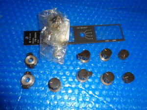 TS-520X*S/N. board * screw * knob 9 piece * Acrylic plate *TRIO*HF transceiver * postage 350 jpy *