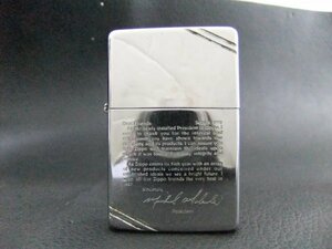 □■ Zippo メッセージ PAT.2032695 フラットトップ 1937年製レプリカ ジッポー ライター ■ C ZIPPO Ⅳ 1988年 3月製