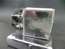 □■ 1937年 レプリカ フラットトップ ZIPPO ロゴ プレート ジッポー ライター ■ F ZIPPO V 1989年 6月製 ■ ロゴ 板 銀色 silver_画像9