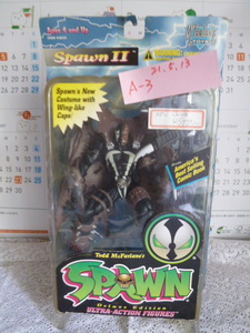 ☆フィギュア 新品(但し外箱は経年劣化してます)、未開封 SPAWN スポーンⅡ 見ての通りです A-3 大阪より