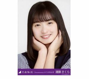 67 乃木坂46 公式グッズ 【生写真】遠藤さくら　1枚 レア　いつのまにか、ここにいる Documentary of 乃木坂46II ムビチケカード特典　ヨリ