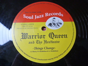 Warrior Queen & The Heatwave / Things Change 名曲 レゲエ 12 The Heatwave / Piano Riddim 収録　試聴