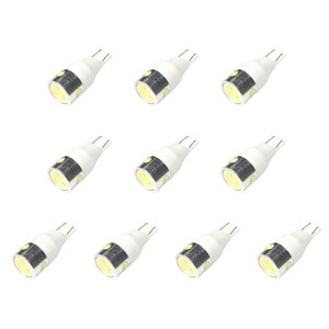 10個セット●● 24V T16 T10 兼用 ハイパワー5W LED電球 ルームランプ等に