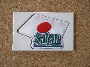 SALEMタバコ国旗『日本』刺繍ワッペン/ニッポンNIPPON観光地レース旅行アップリケ販促品フラッグ喫煙オマケおまけ廃盤