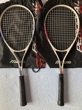 テニスラケット　硬式　２本　MIZUNO　ミズノ　ペア　PERCEVAL　MT53　カバー付き_画像1
