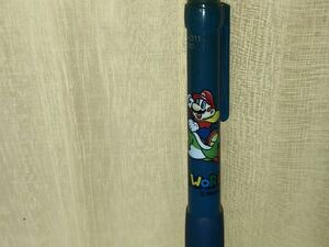 新品　未使用　1990年代 当時物　nintendo スーパーマリオワールド　シャーペン　super Mario game vintage 古い　昔の　青