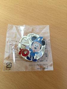 ◎TDS☆10周年記念☆ピンバッジ☆ミッキー☆未使用☆ミッキーマウス