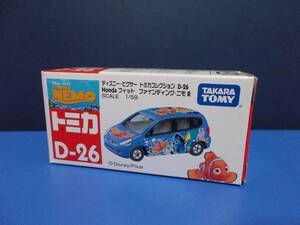 ●即決！トミカ ディズニー トミカコレクション D-２６：Honda フィット ファインディング・ニモ　R