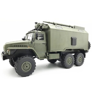 s1740 Rctown wpl 1 B36ウラル1/16 2.4グラム6WD rc車軍用トラックロッククローラーコマンド通信車両