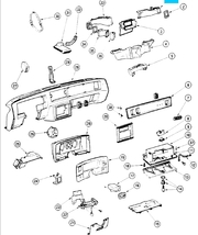 シボレー　モンテカルロ　1986　ダッシュボード　イラスト２９番_画像10