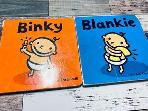 洋書 英語 絵本 2冊セット ボードブック Binky Blankie