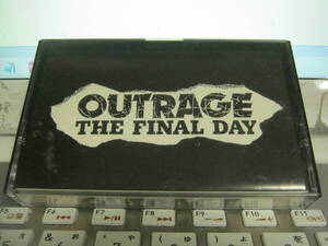 OUTRAGE アウトレイジ / THE FINAL DAY レア宣伝用カセットテープ 「VEILED SKY」「SAD SURVIVOR」