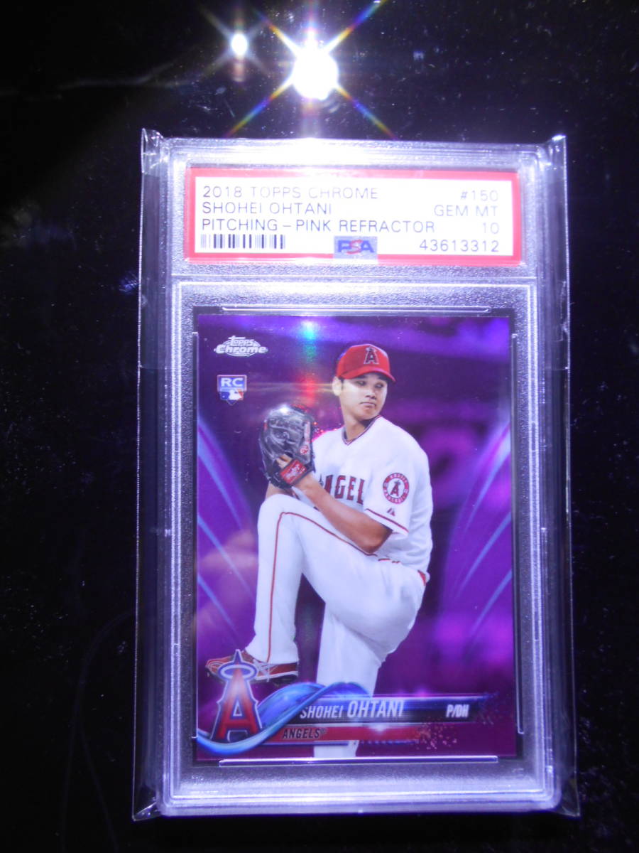 サイズ交換OK】 大谷翔平 Topps Topps Chrom Chrom 大谷翔平 Pink