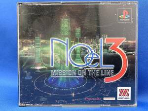 ☆ PS ソフト NOeL3 MISSION ON THE LINE ノエル３ ミッション オン ザ ライン SLPM86609-11 SONY PlayStation