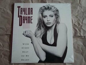 USMUS ★ 中古 LPレコード テイラーデイン Taylor Dayne : With Every Beat of My Heart 1989年 12インチ ハウス Richie Jones