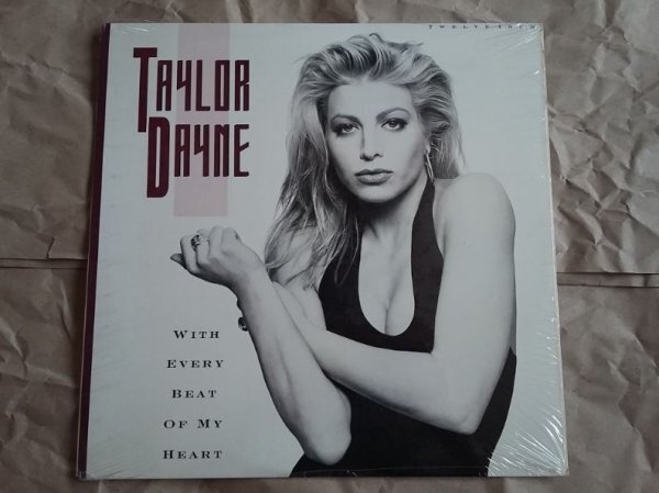 USMUS ★ 中古 LPレコード テイラーデイン Taylor Dayne : With Every Beat of My Heart 1989年 12インチ ハウス Richie Jones