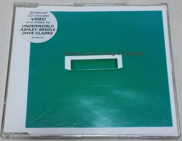 USMUS ★ 中古CD シングル Underworld : King of Snake 1999年 美品 テクノ Ashley Beedle, Dave Clarke