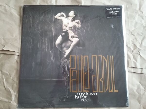 USMUS ★ 中古 LPレコード Paul Abdul : My Love Is For Real 1995年 12インチ 美品 ハウス Strike, E-Smoove, Junior Vasquez