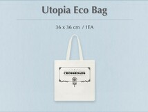 DREAMCATCHER CONCERT CROSSROADS Part 1. Utopia MD BUNDLE 公式 グッズ エコバッグ 白_画像1