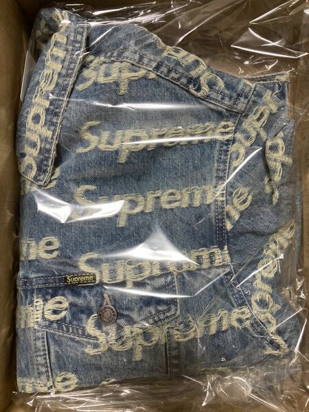 Supreme x Louis Vuitton Jacquard Denim Trucker Jacket