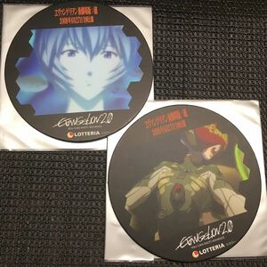  Lotte rear . Van geli on Evangelion : destruction collaboration Coaster 2 kind Ayanami Rei genuine . wave * Mali * illustration rear s