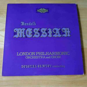 LP　ヘンデル　オラトリオより合唱とアリア「メサイア」　バローズ（ソプラノ）　ガムレイ指揮　ロンドン・フィル　194s