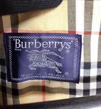 英国製☆BURBERRYS バーバリー ヴィンテージ ステンカラーコート トレンチ 裏地チェック柄 メンズ 古着 本国物_画像8