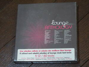 新品★ラウンジ・アンソロジー／Lounge Anthorogy◆4枚組CD-BOX◆上質な大人時間を演出するベスト◆ゴタン・プロジェクト、ジャザノバ 他