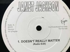 Janet Jackson / Doesn't Really Matter プロモ盤