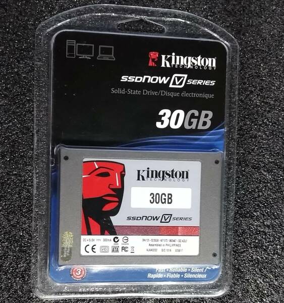 【未開封】Kingston キングストン SSDNow V series SNV125-S2/30GB