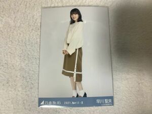 乃木坂46 2021.April-II キルティング 生写真 早川聖来 ヒキ