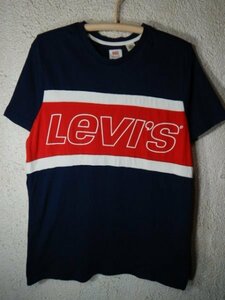to2743　Levis　リーバイス　半袖　デカロゴ　ビッグロゴ　ボーダー　デザイン　tシャツ　人気　送料格安