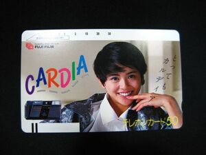 K-535◇未使用 テレカ 小泉今日子 富士フィルム CARDIA 50度数 テレホンカード