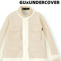 レディース M BEIGE【GUxUNDERCOVER ミリタリージャケット UNDERCOVER +X ジーユー x アンダーカバー ミリタリージャケット 超大型店限定】_画像2