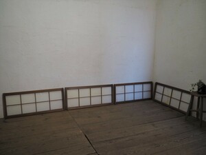 yuU598*(2)[H37cm×W87cm]×4 листов * простой . дизайн. маленький ... раздвижные двери shoji дверь * двери раздвижная дверь рама старый дом в японском стиле блок магазин retro A.1