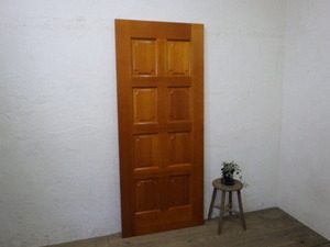 taT123*(3)[H182cm×W75,5cm]* unused goods * processing front. large old wooden door * fittings gate . pavilion interior . material retro Vintage L under 