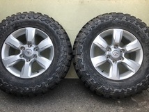 LAND CRUISER PRADO 150系プラド純正アルミ +25 265/70R17 LT新品 TOYO M/T OPEN COUNTRYオープンカントリー HILUX SURFサーフランクル FJ_画像2