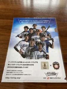 テックサプライ　日本ハム　ファイターズ　クリアファイル　A4 非売品