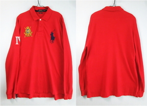 即決■★POLO RalphLauren★■長袖ポロシャツ:SIZE=L