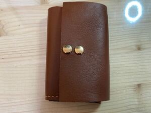レザークラフト 小さめ財布 キャッシュレス決済にお勧め