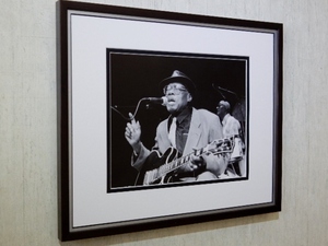 ジミー・ロジャース/アートピク額装/Jimmy Rogers/Blues Guitar/Chicago Blues/Blues Icon/ブルーズ レジェンド/渋いインテリア/壁飾り