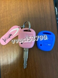 OT006：KEYYOU2ボタンシリコンカーキーフォブケースカバースキントヨタカムリRAV4カローラプラドヤリスタラゴレクサス用